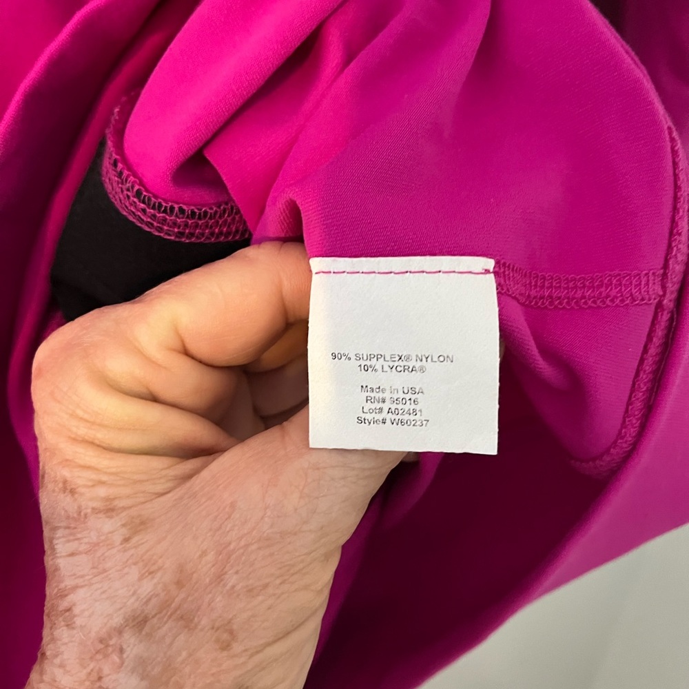 Straight Down Vibrant Fuchsia Bomber Jacket, Sz L, Fairmont Scottsdale Princess - Picture 8 of 8